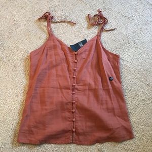 NWT Abercrombie & Fitch Tie-Shoulder Top